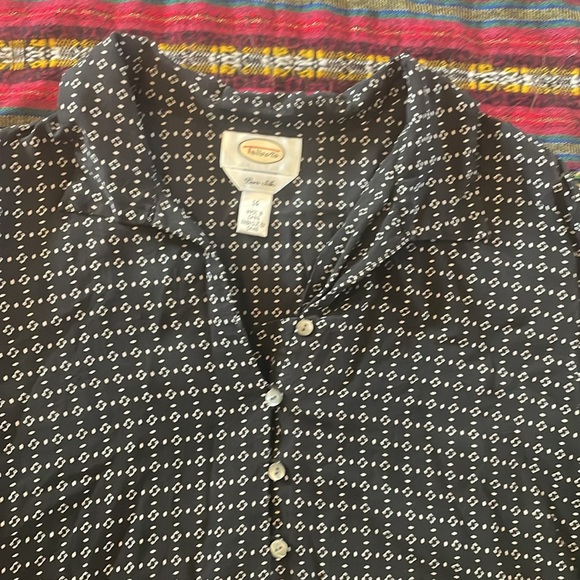 Talbots Pure Silk Blouse - Picture 3 of 6